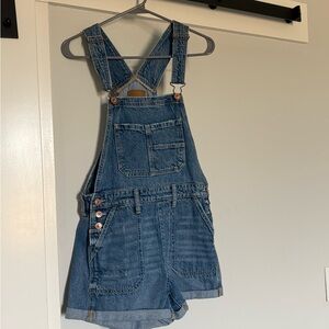 American Eagle Outfitters Blue Denim Romper